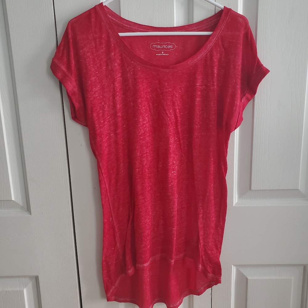 Maurices Red Shirt